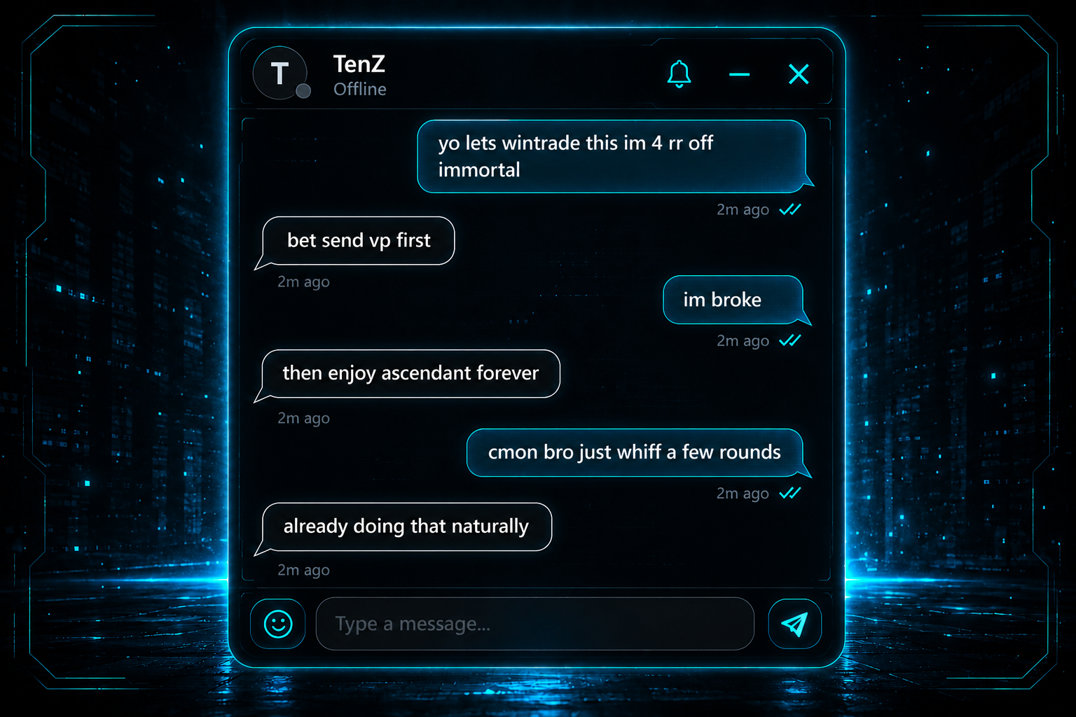 Text Chat preview