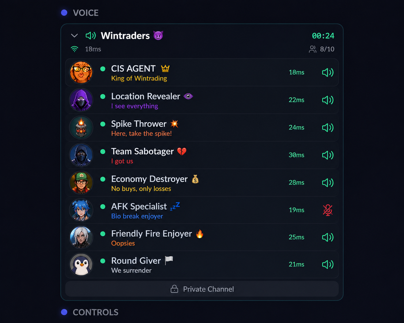 Voice Channels preview