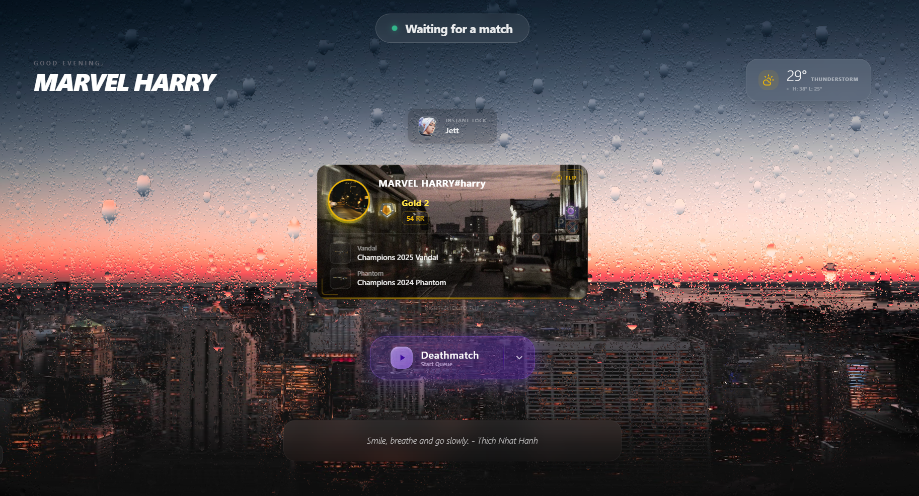 Homescreen screenshot